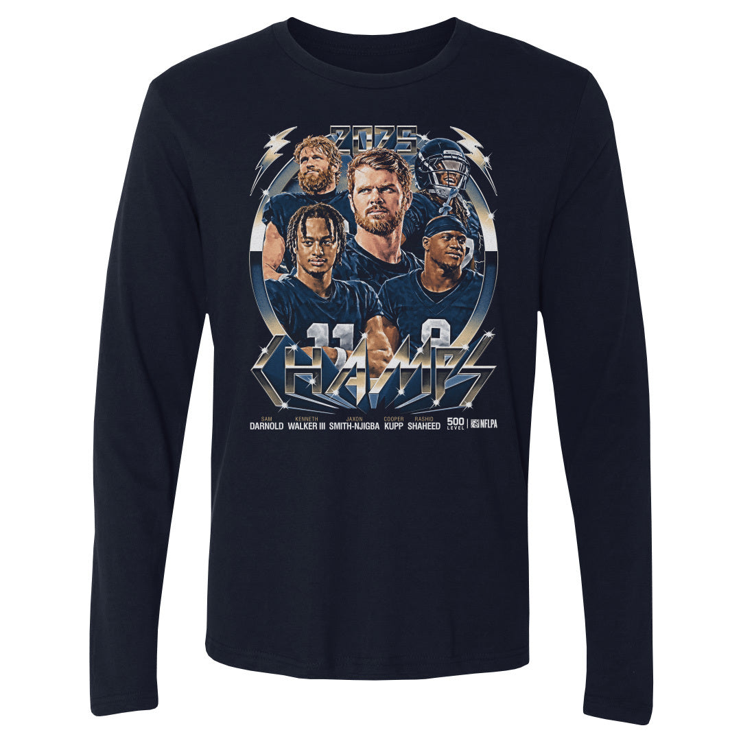 Seattle Football Men's Long Sleeve T-Shirt | 500 LEVEL
