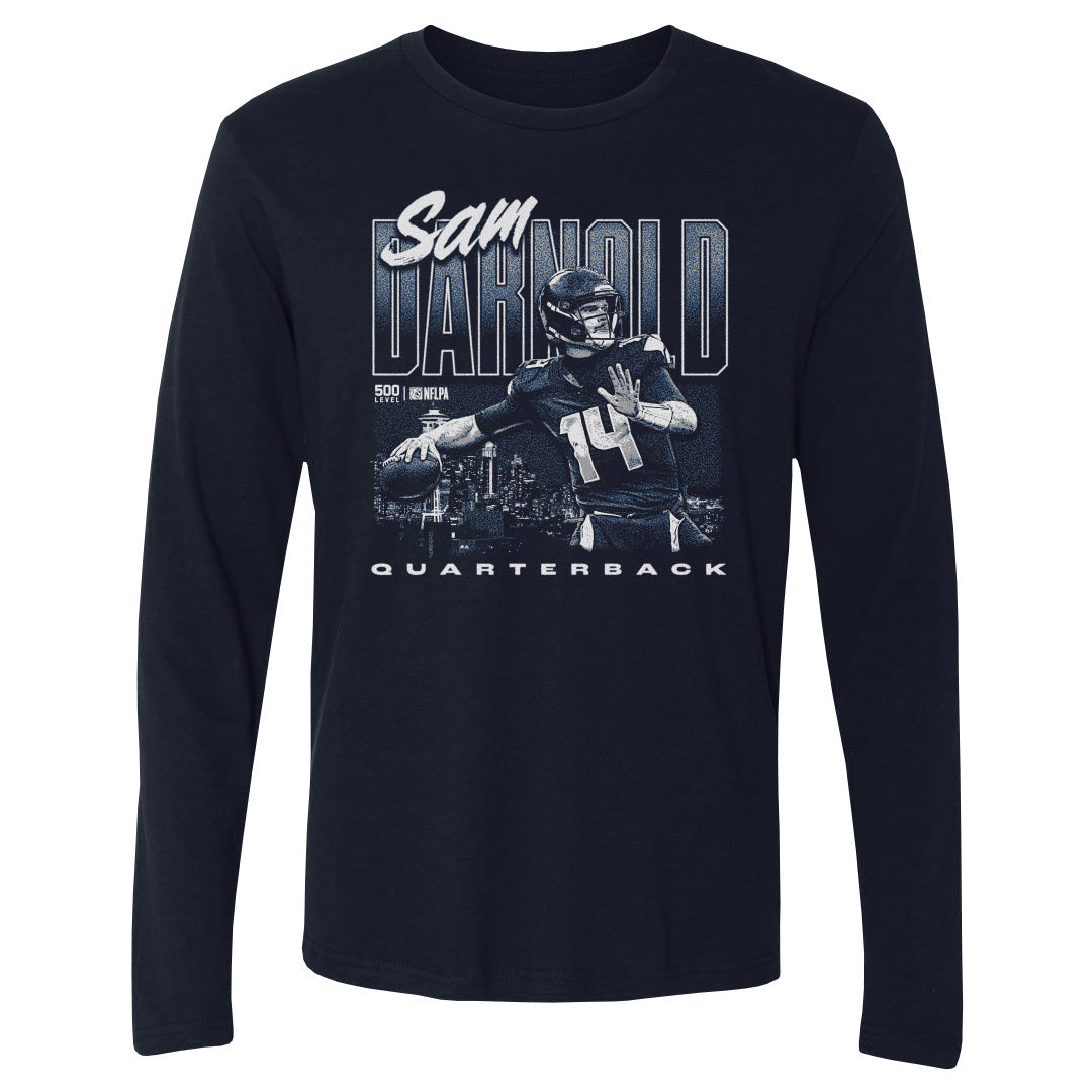 Sam Darnold Men's Long Sleeve T-Shirt | 500 LEVEL