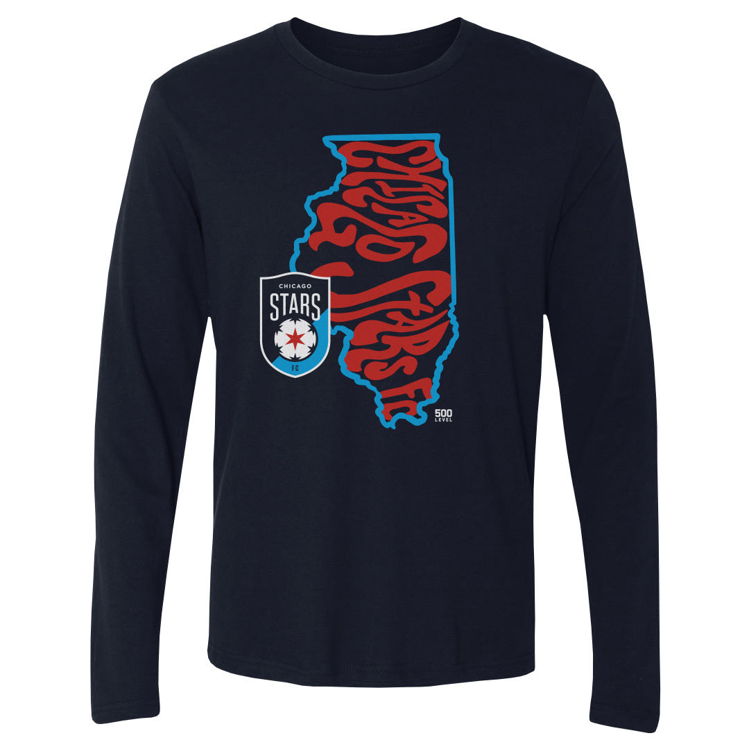 Chicago Stars FC Men's Long Sleeve T-Shirt | 500 LEVEL