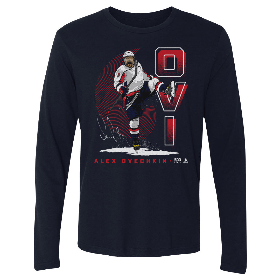 Alex Ovechkin Men's Long Sleeve T-Shirt | 500 LEVEL