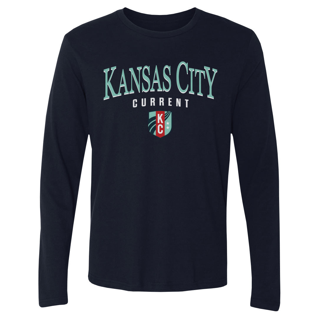 Kansas City Current Men's Long Sleeve T-Shirt | 500 LEVEL