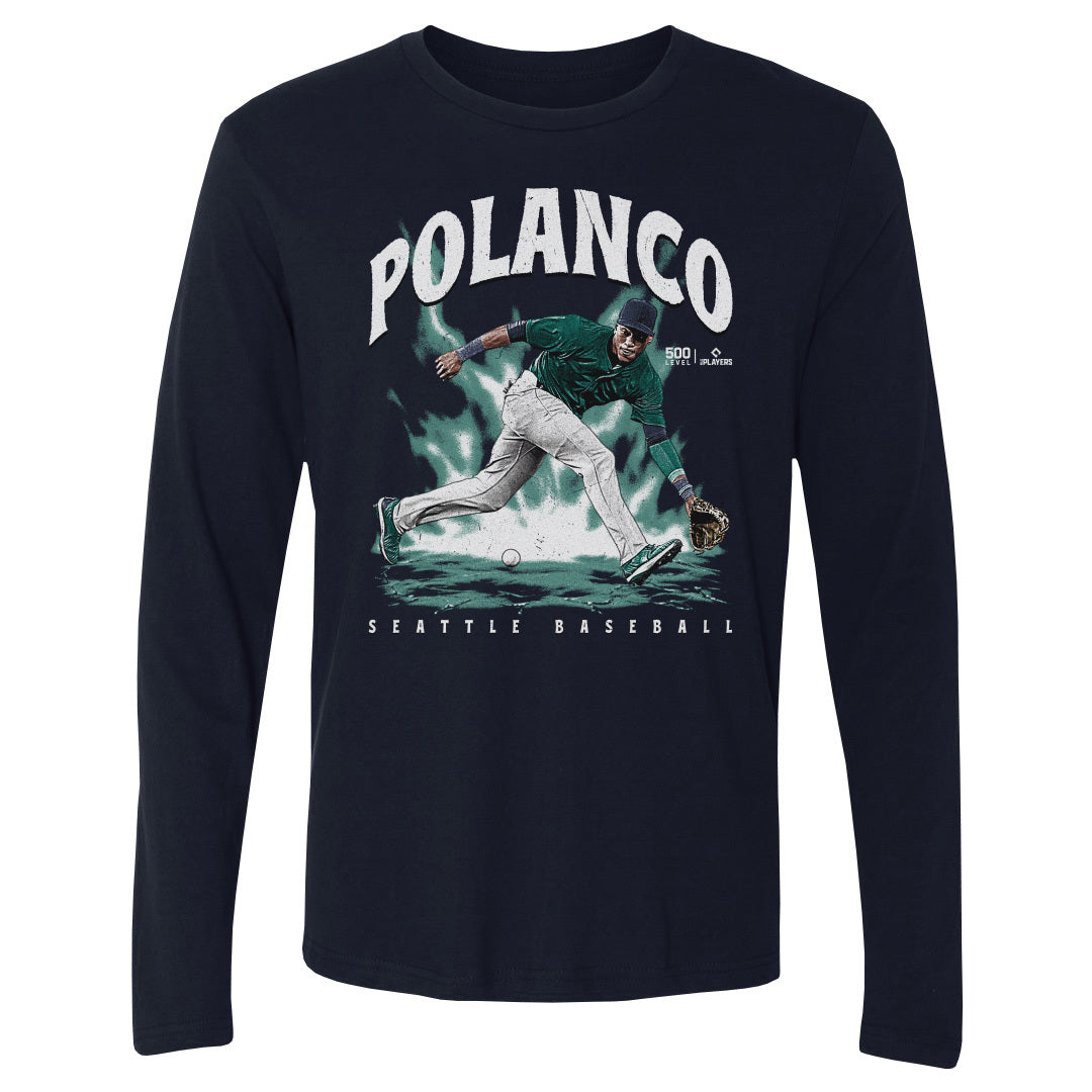 Jorge Polanco Men's Long Sleeve T-Shirt | 500 LEVEL