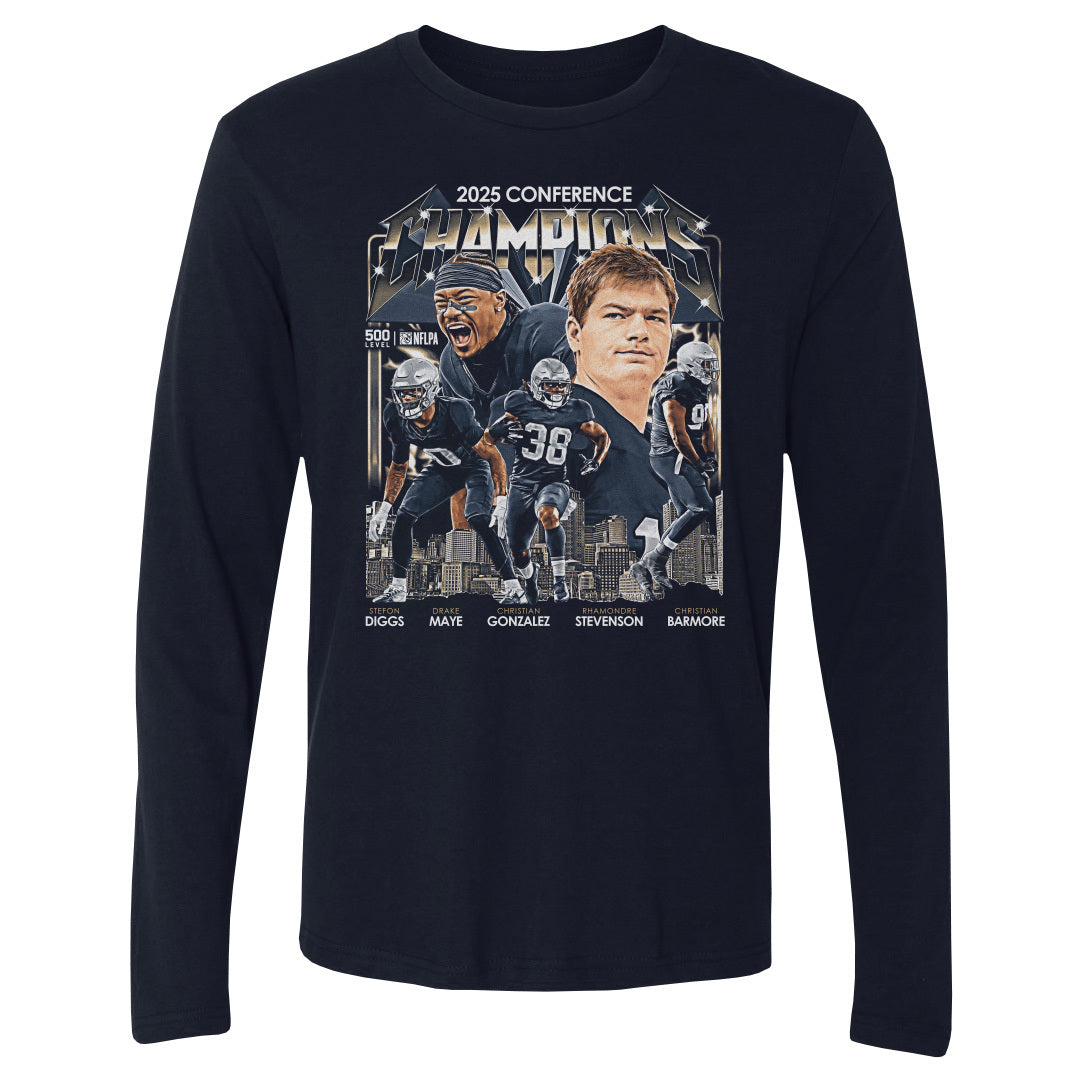 New England Football Men's Long Sleeve T-Shirt | 500 LEVEL