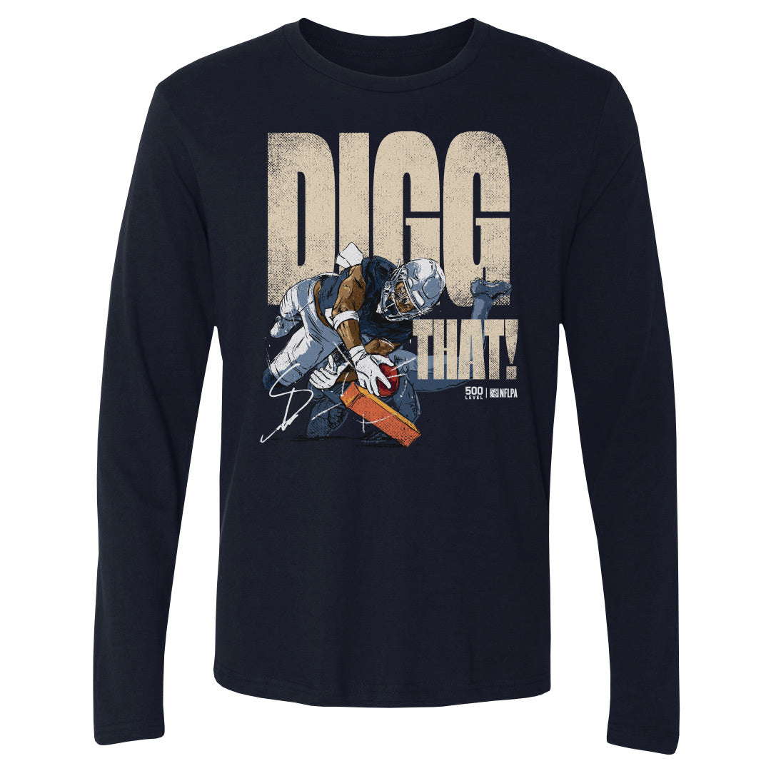 Stefon Diggs Men's Long Sleeve T-Shirt | 500 LEVEL