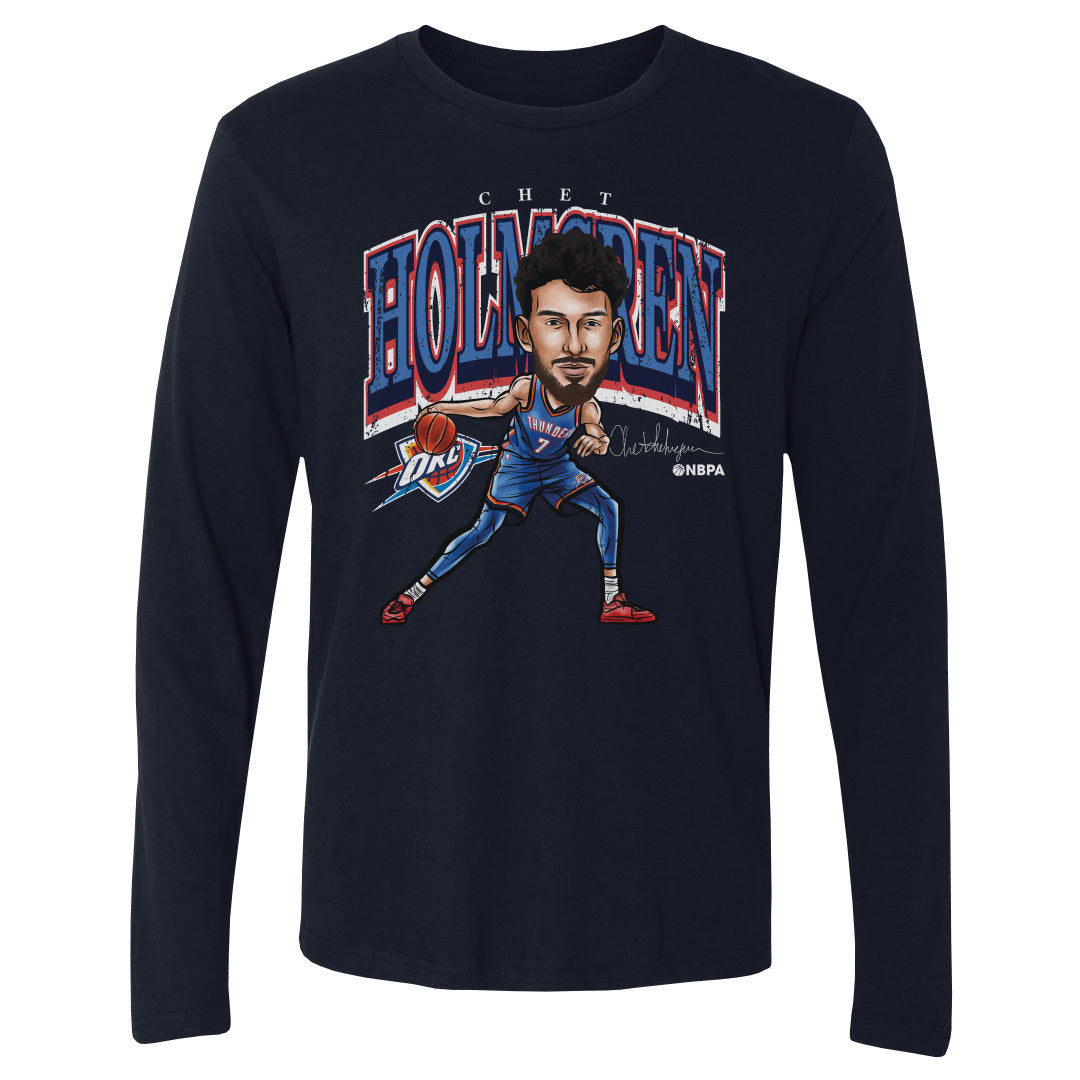 Chet Holmgren Men's Long Sleeve T-Shirt | 500 LEVEL