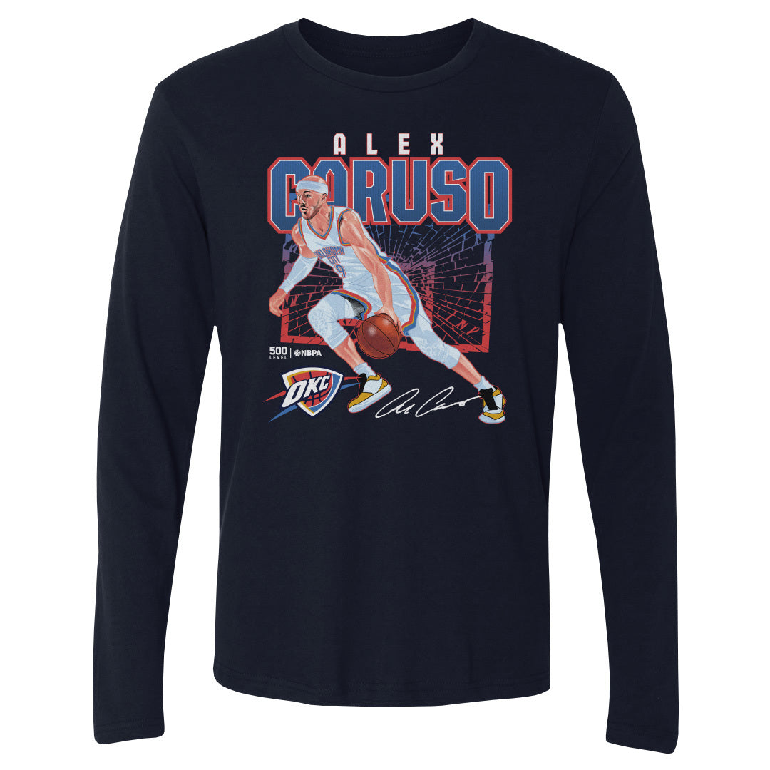Alex Caruso Men's Long Sleeve T-Shirt | 500 LEVEL