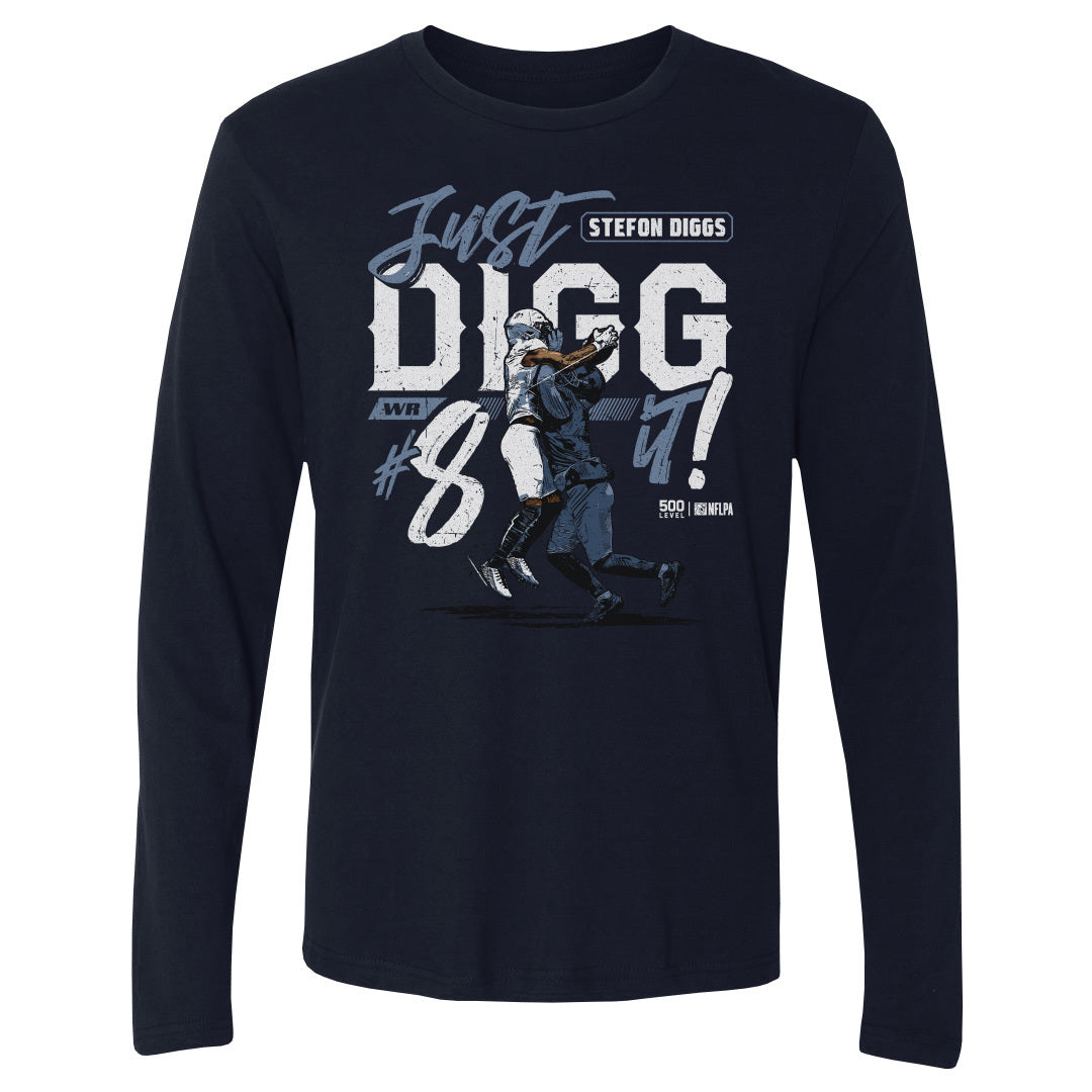 Stefon Diggs Men's Long Sleeve T-Shirt | 500 LEVEL