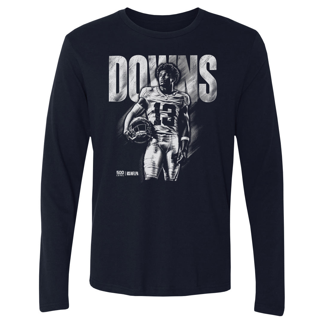 Caleb Downs Men's Long Sleeve T-Shirt | 500 LEVEL