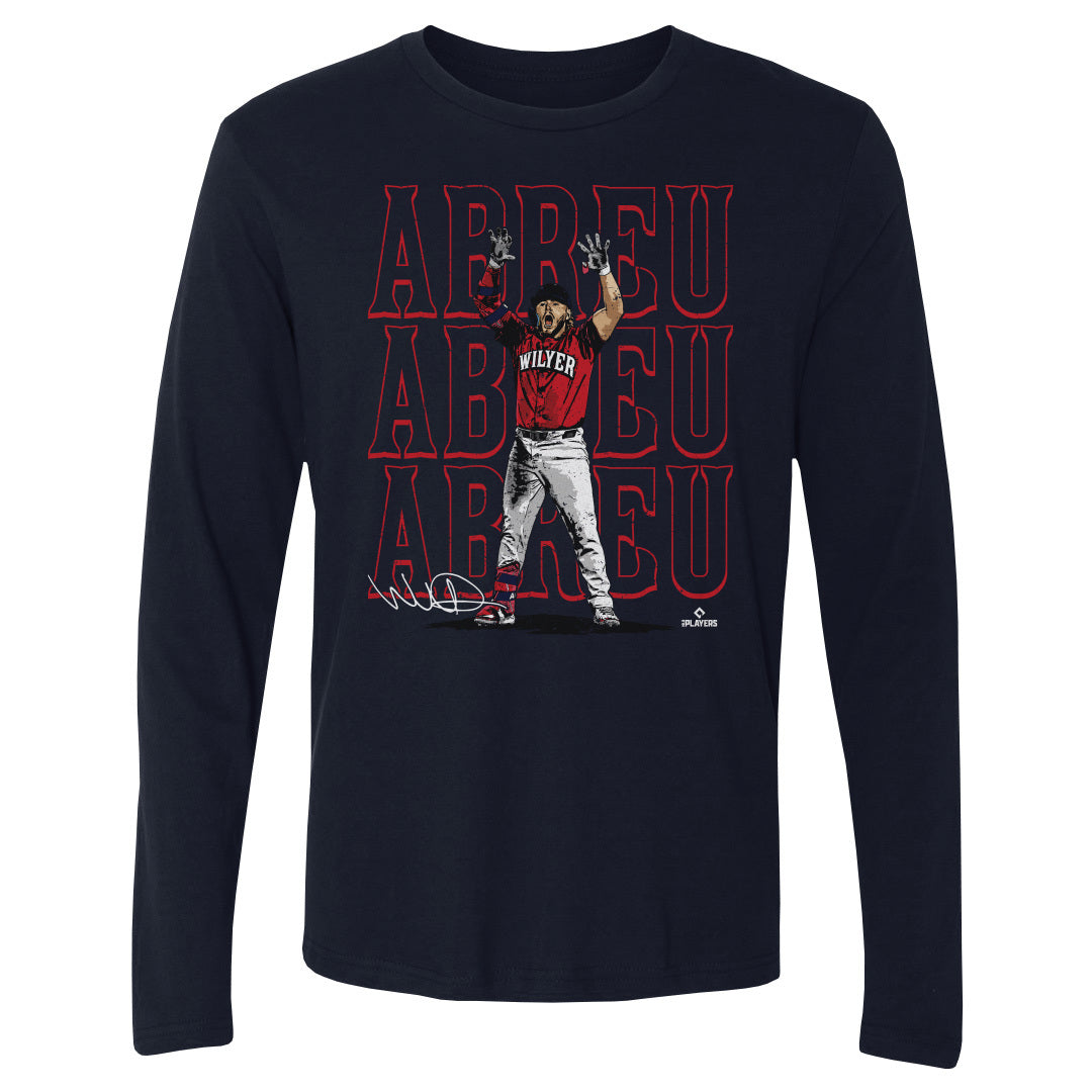 Wilyer Abreu Men's Long Sleeve T-Shirt | 500 LEVEL