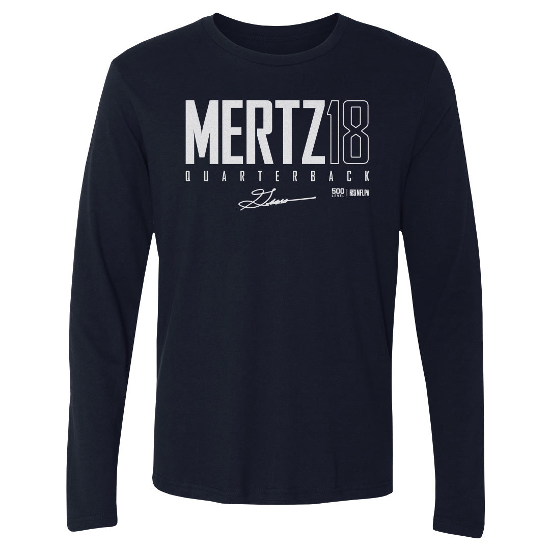 Graham Mertz Men's Long Sleeve T-Shirt | 500 LEVEL