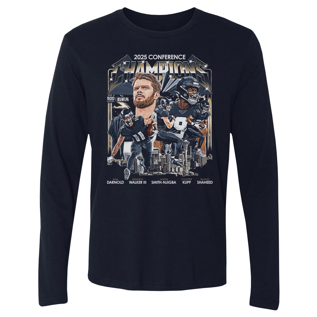 Seattle Football Men's Long Sleeve T-Shirt | 500 LEVEL