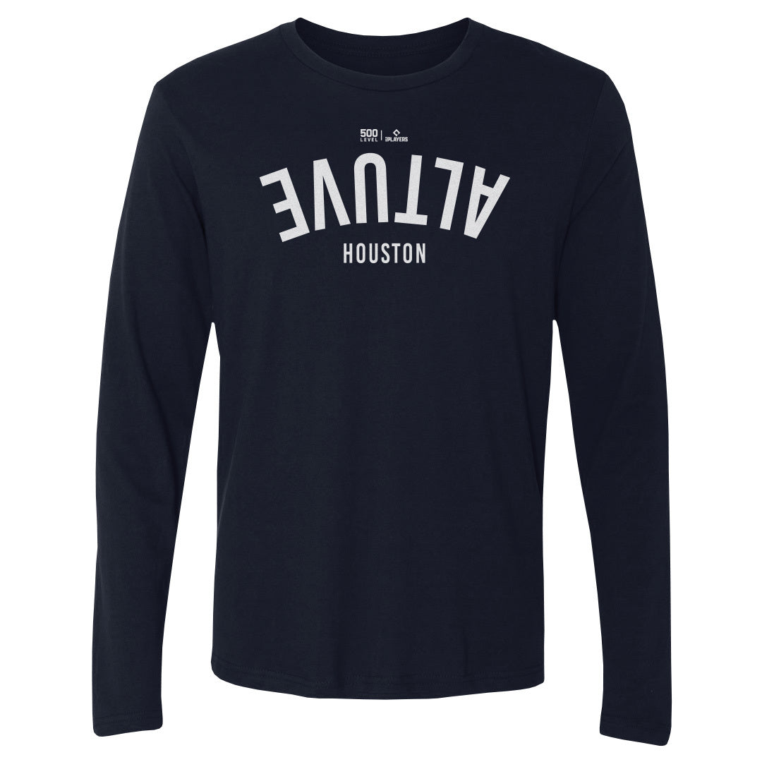 Jose Altuve Men's Long Sleeve T-Shirt | 500 LEVEL