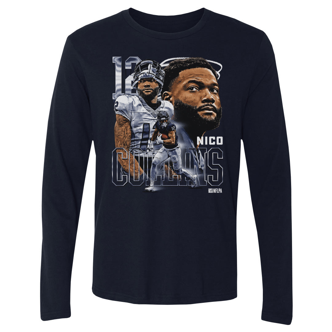 Nico Collins Men's Long Sleeve T-Shirt | 500 LEVEL