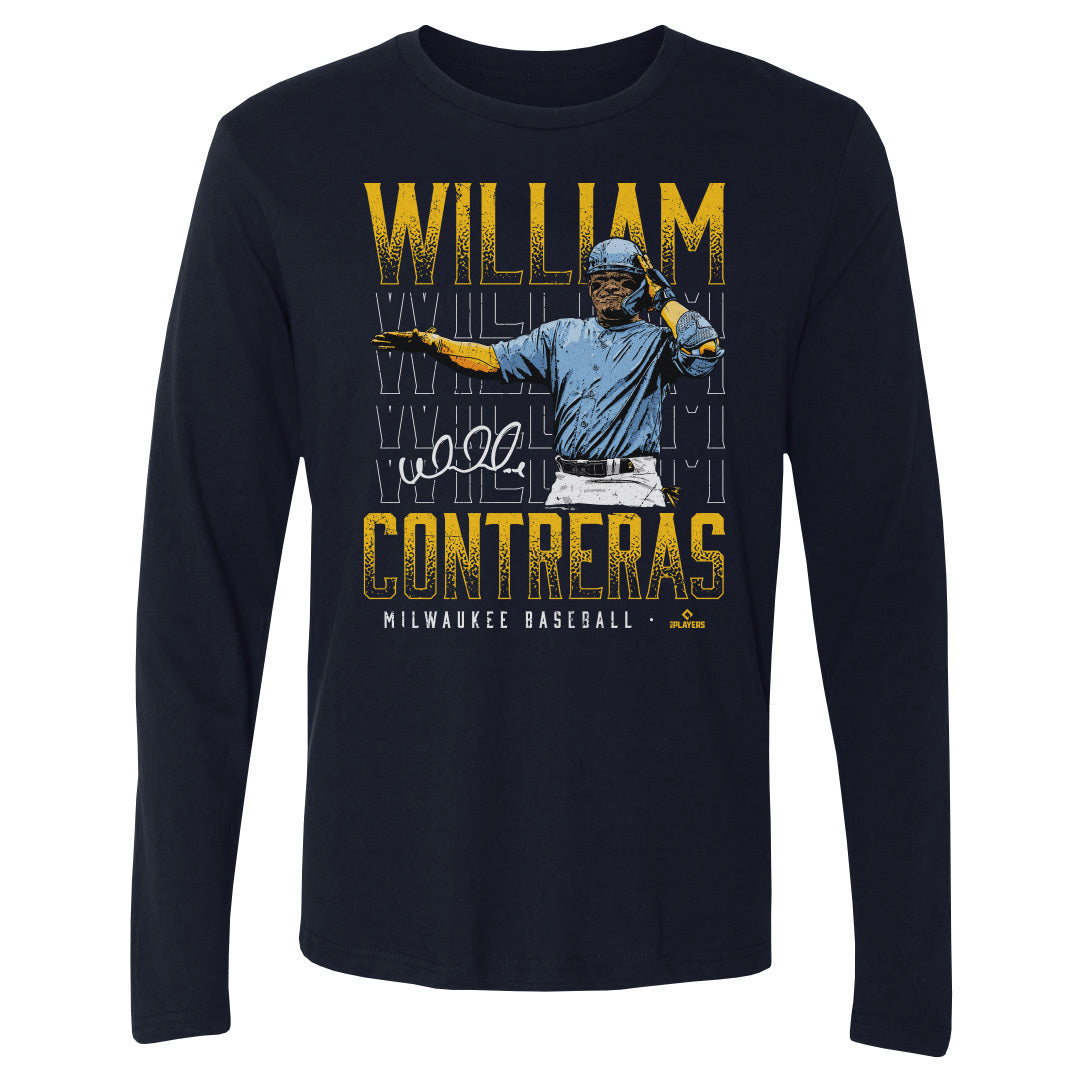 William Contreras Men's Long Sleeve T-Shirt | 500 LEVEL