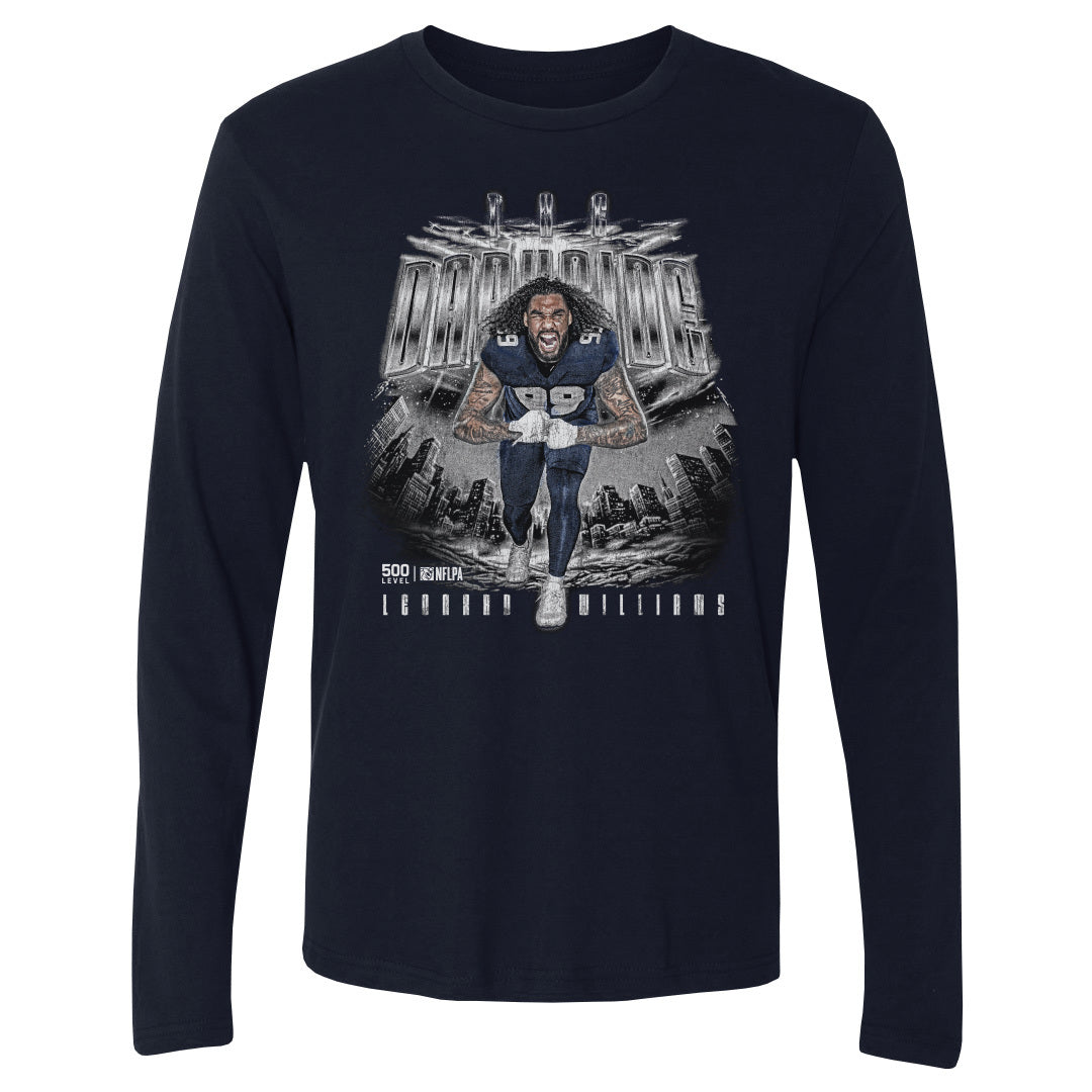 Leonard Williams Men's Long Sleeve T-Shirt | 500 LEVEL