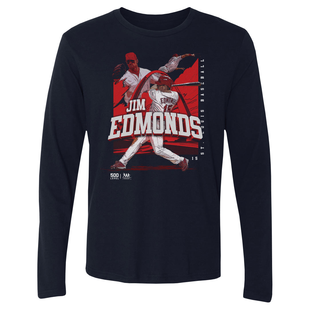 Jim Edmonds Men's Long Sleeve T-Shirt | 500 LEVEL