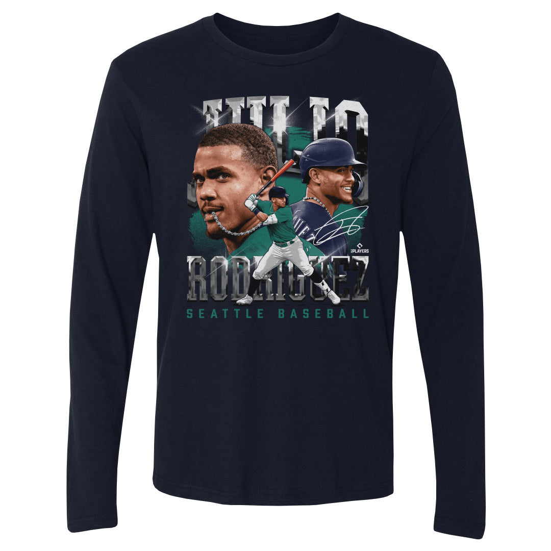 Julio Rodriguez Men's Long Sleeve T-Shirt | 500 LEVEL