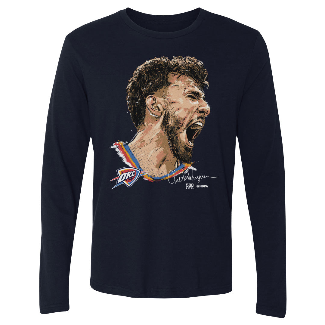 Chet Holmgren Men's Long Sleeve T-Shirt | 500 LEVEL