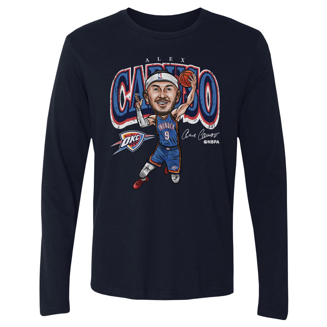Alex Caruso Men's Long Sleeve T-Shirt | 500 LEVEL
