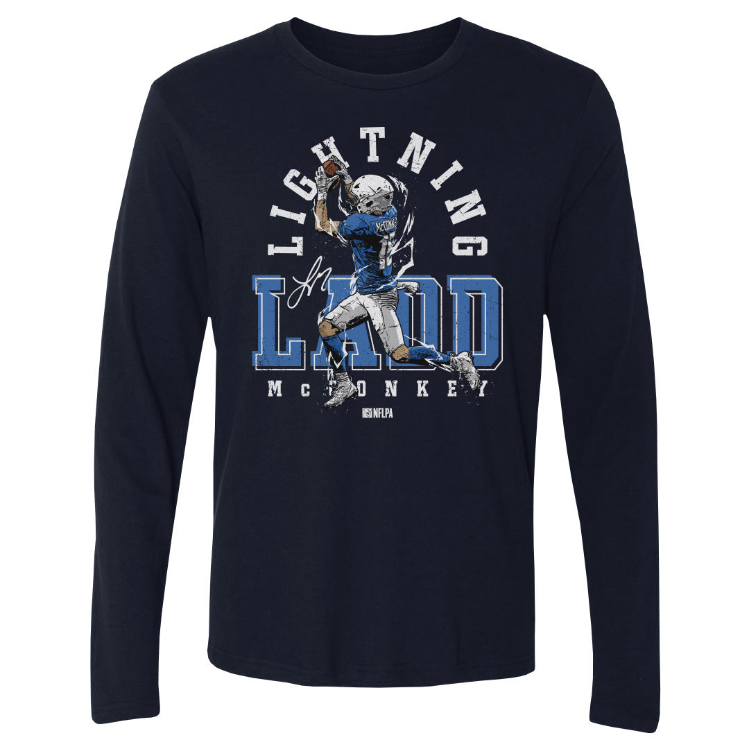 Ladd McConkey Men's Long Sleeve T-Shirt | 500 LEVEL