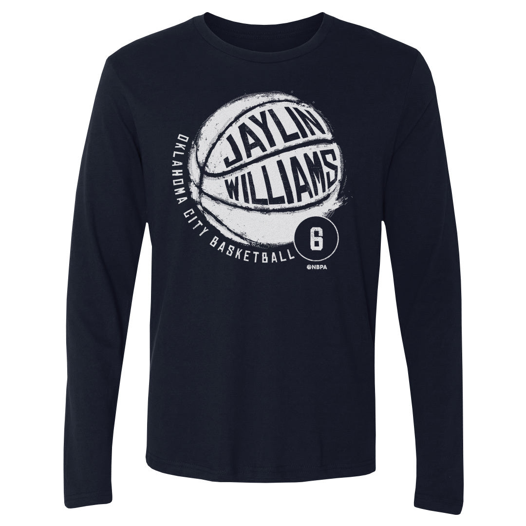 Jaylin Williams Men's Long Sleeve T-Shirt | 500 LEVEL