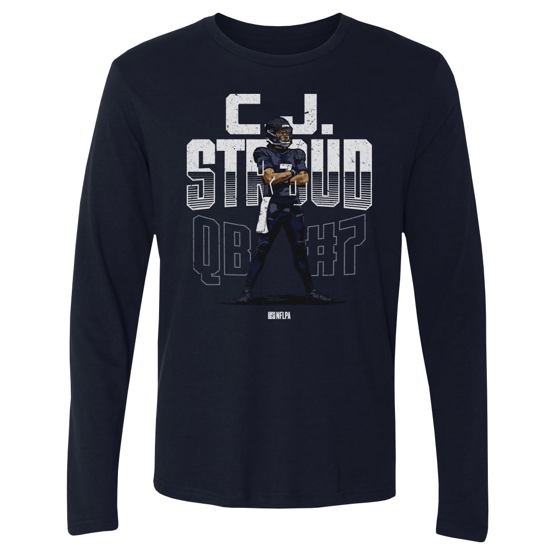 C.J. Stroud Men's Long Sleeve T-Shirt | 500 LEVEL