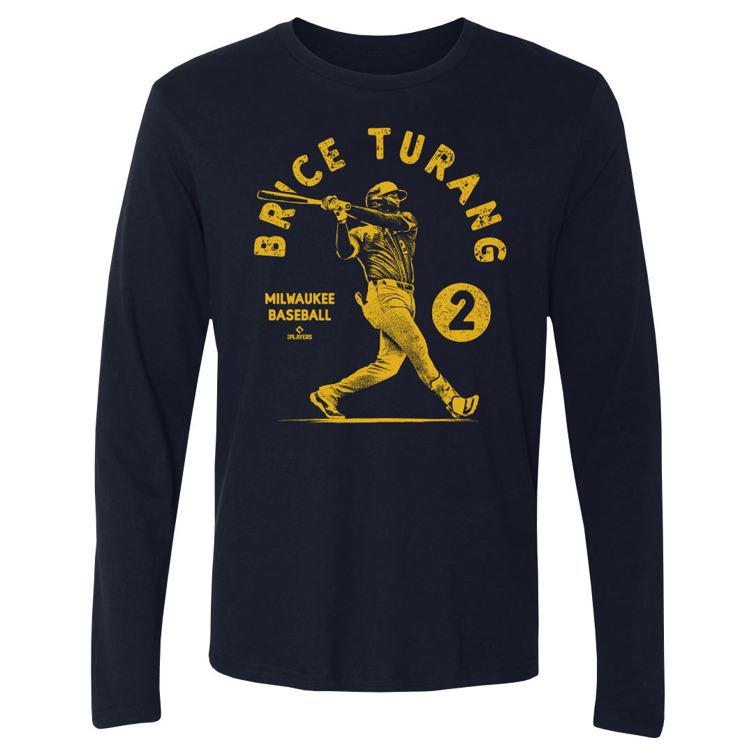 Brice Turang Men's Long Sleeve T-Shirt | 500 LEVEL
