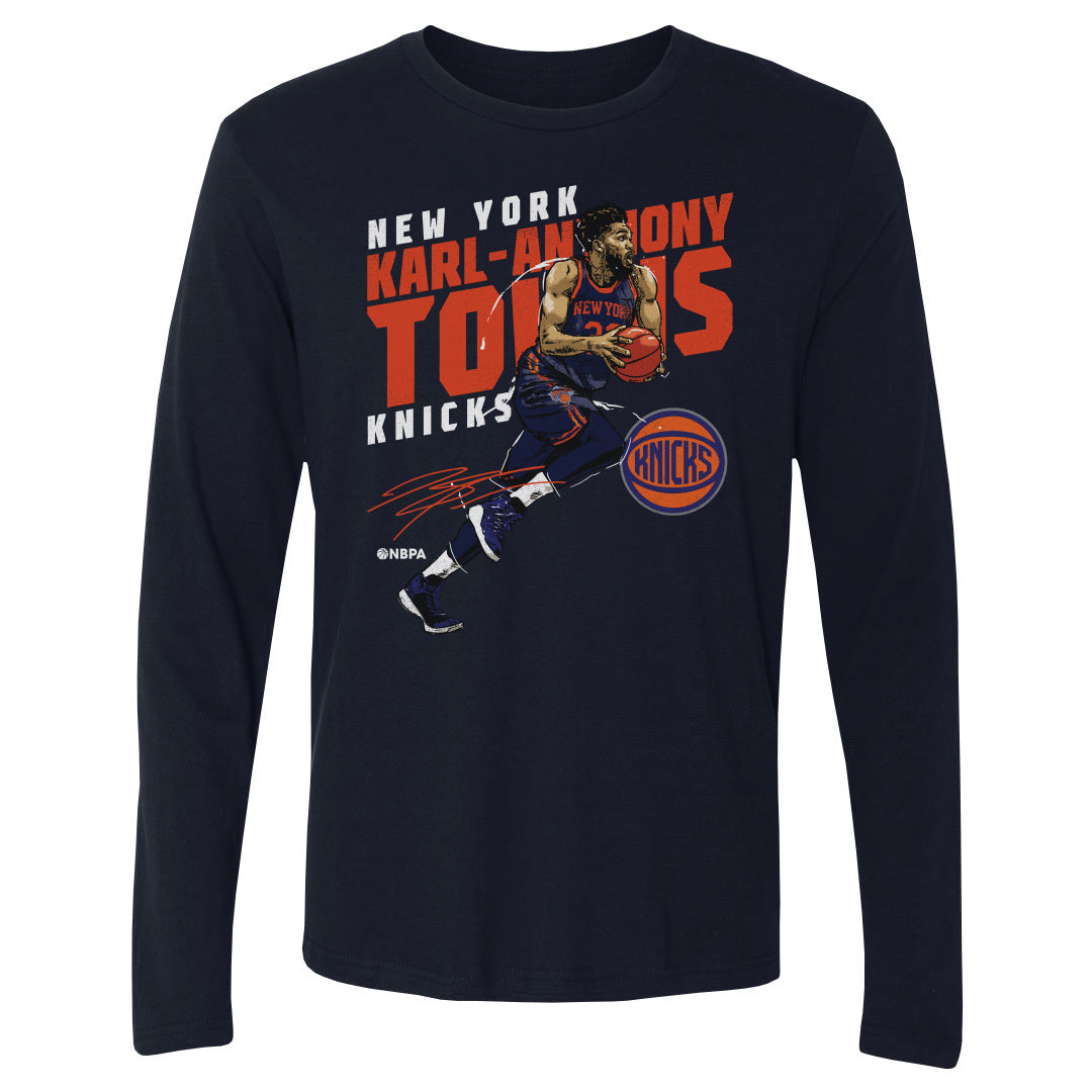 Karl-Anthony Towns Men's Long Sleeve T-Shirt | 500 LEVEL