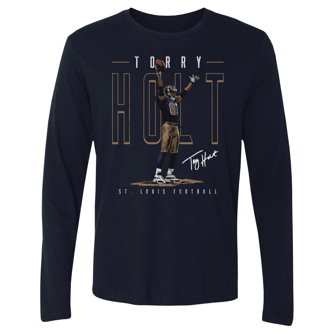 Torry Holt Men's Long Sleeve T-Shirt | 500 LEVEL