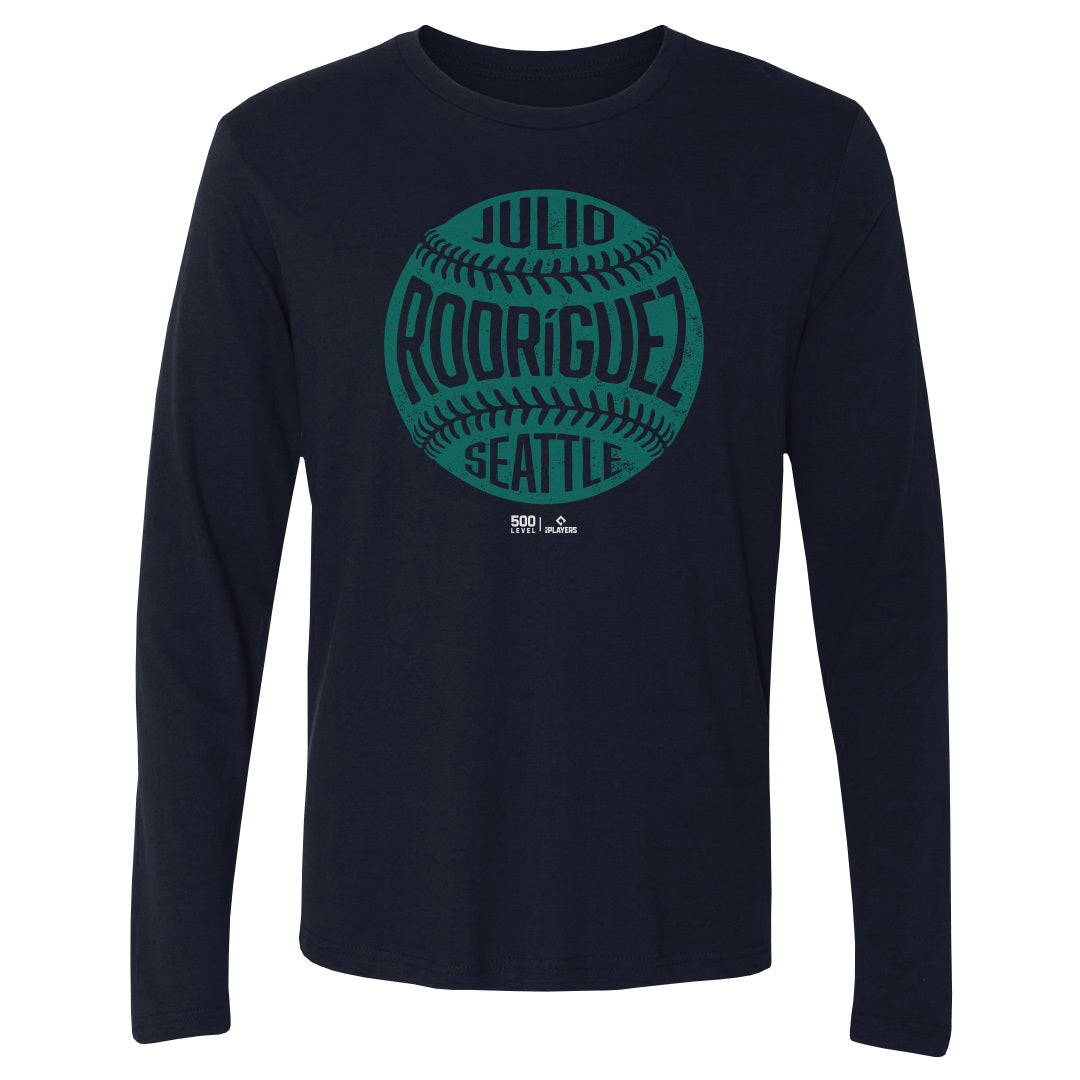 Julio Rodriguez Men's Long Sleeve T-Shirt | 500 LEVEL
