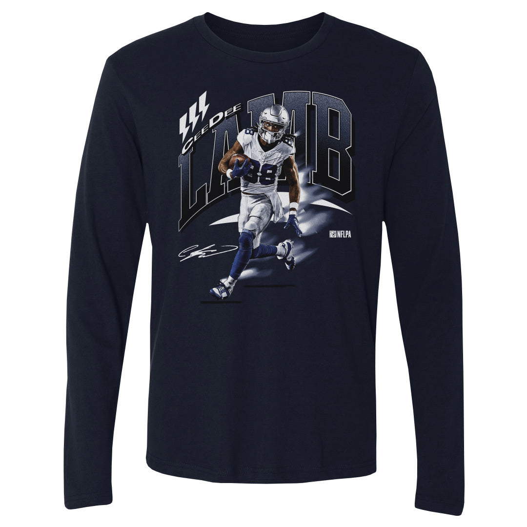 CeeDee Lamb Men's Long Sleeve T-Shirt | 500 LEVEL