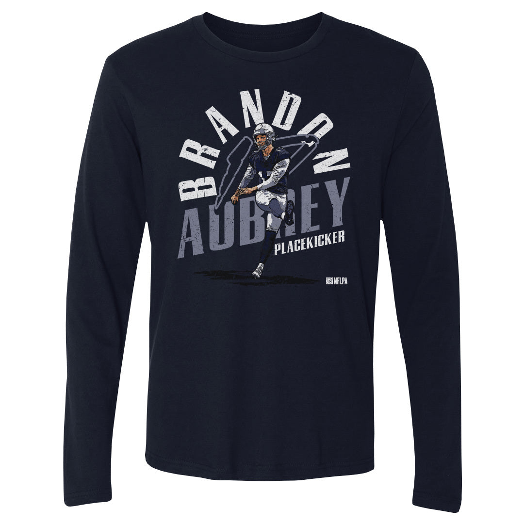 Brandon Aubrey Men's Long Sleeve T-Shirt | 500 LEVEL