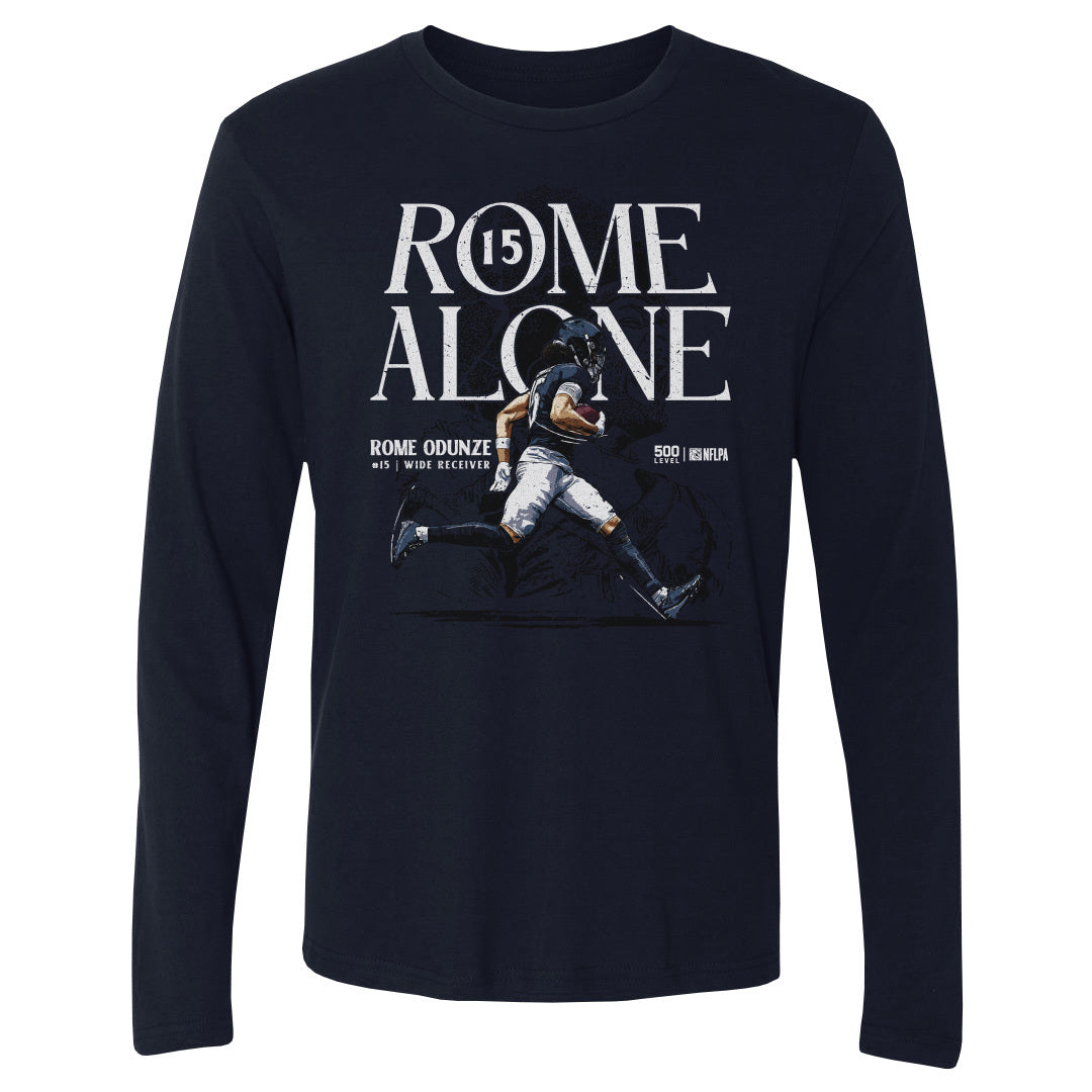 Rome Odunze Men's Long Sleeve T-Shirt | 500 LEVEL
