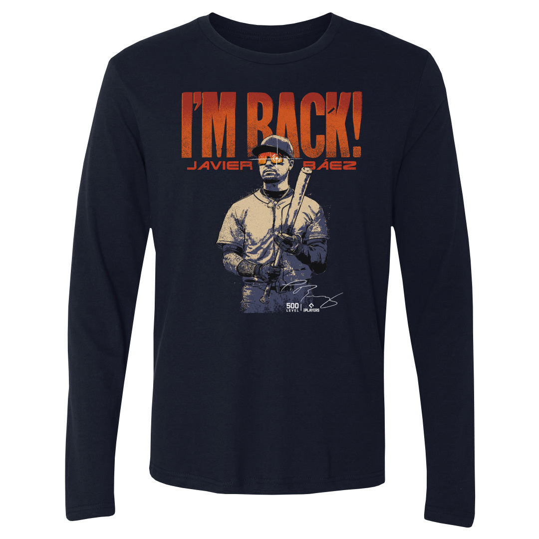 Javier Baez Men's Long Sleeve T-Shirt | 500 LEVEL