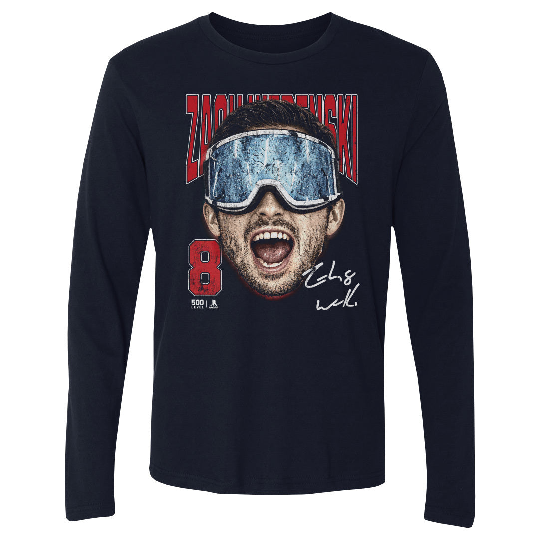 Zach Werenski Men's Long Sleeve T-Shirt | 500 LEVEL