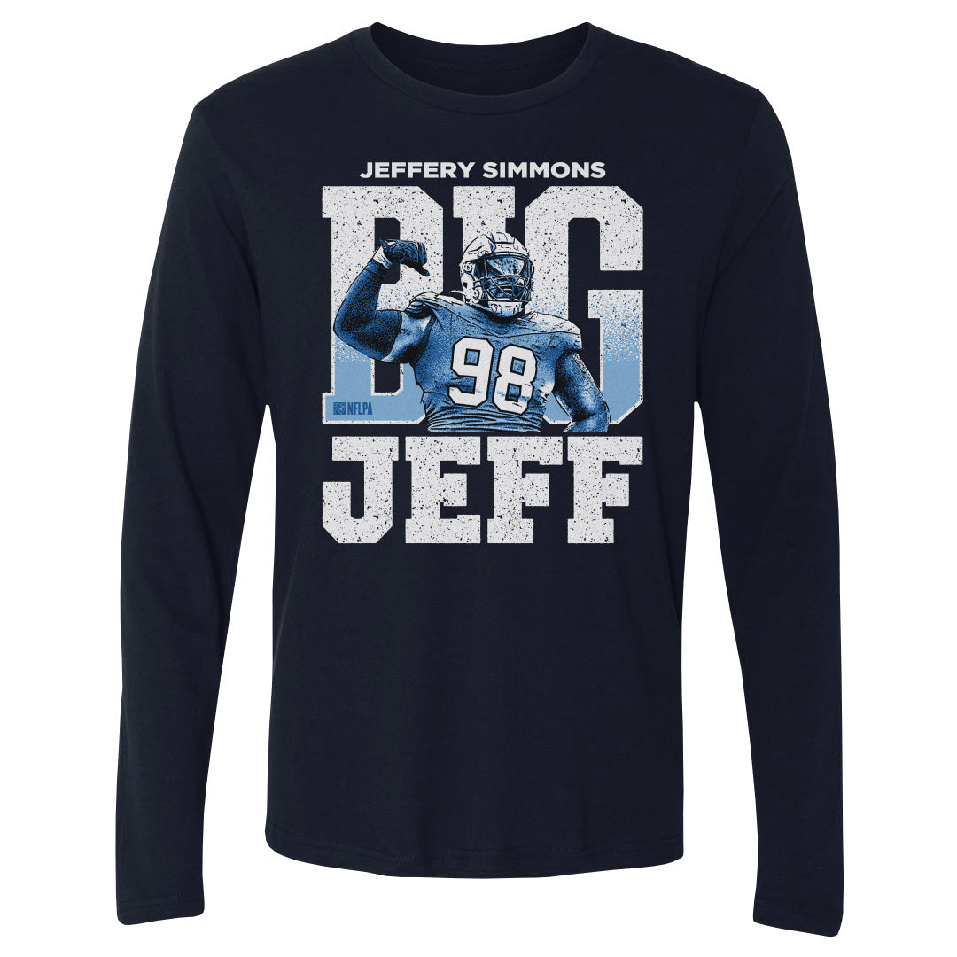 Jeffery Simmons Men's Long Sleeve T-Shirt | 500 LEVEL