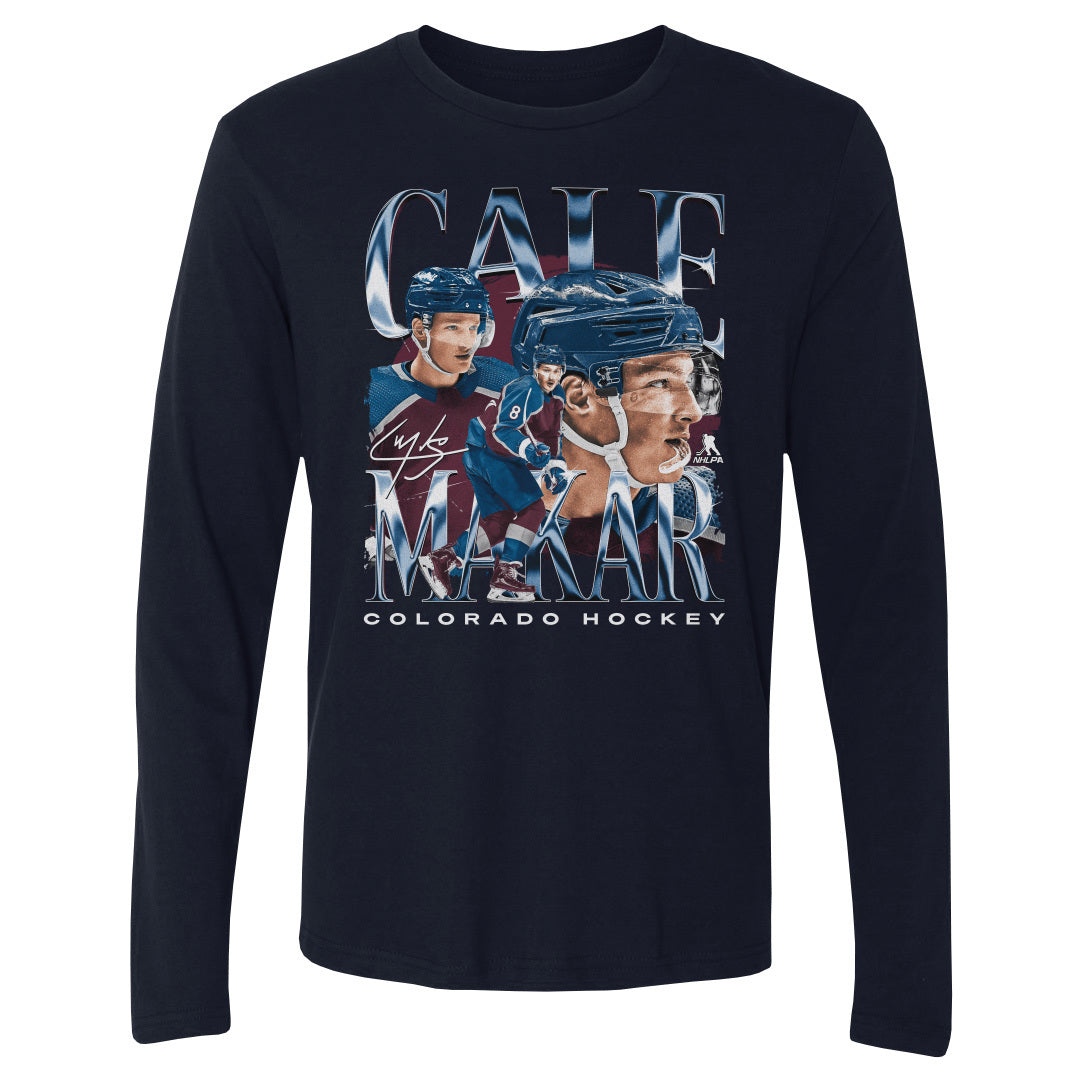 Cale Makar Men's Long Sleeve T-Shirt | 500 LEVEL