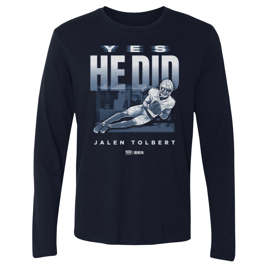 Jalen Tolbert Men's Long Sleeve T-Shirt | 500 LEVEL