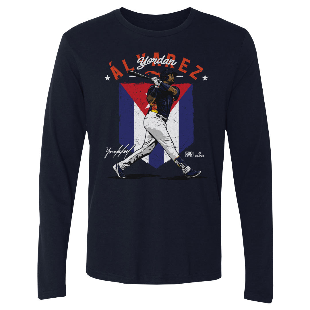 Yordan Alvarez Men's Long Sleeve T-Shirt | 500 LEVEL