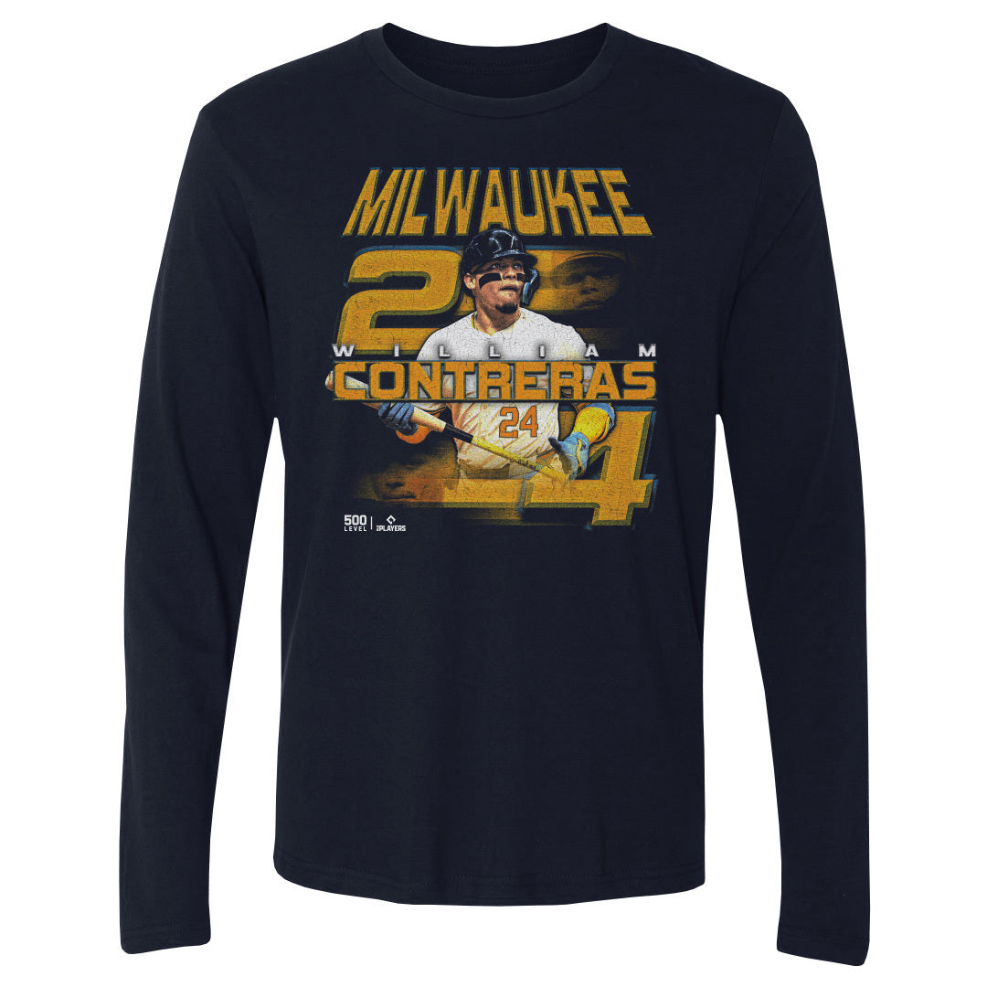 William Contreras Men's Long Sleeve T-Shirt | 500 LEVEL