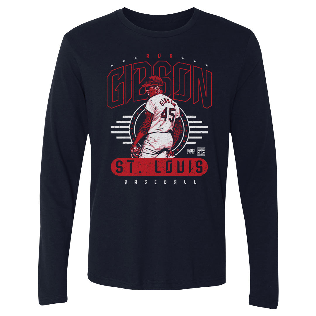 Bob Gibson Men's Long Sleeve T-Shirt | 500 LEVEL