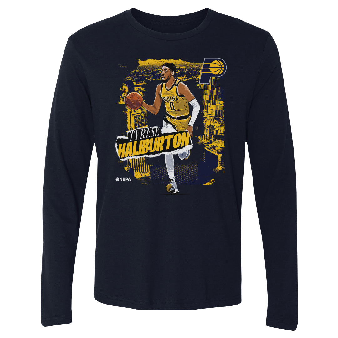 Tyrese Haliburton Men's Long Sleeve T-Shirt | 500 LEVEL