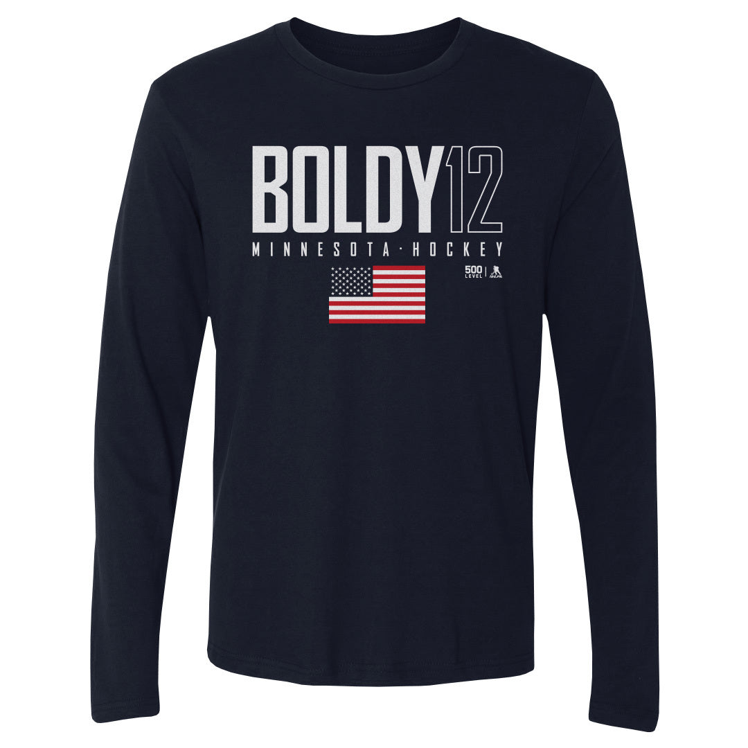 Matt Boldy Men's Long Sleeve T-Shirt | 500 LEVEL