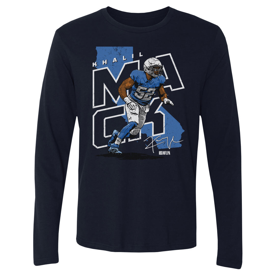 Khalil Mack Men's Long Sleeve T-Shirt | 500 LEVEL