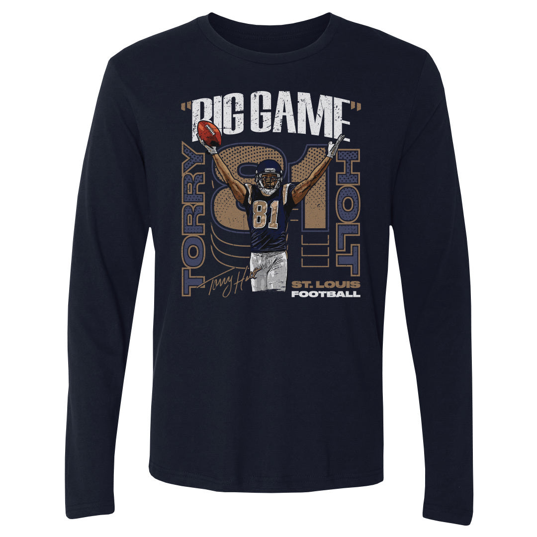 Torry Holt Men's Long Sleeve T-Shirt | 500 LEVEL