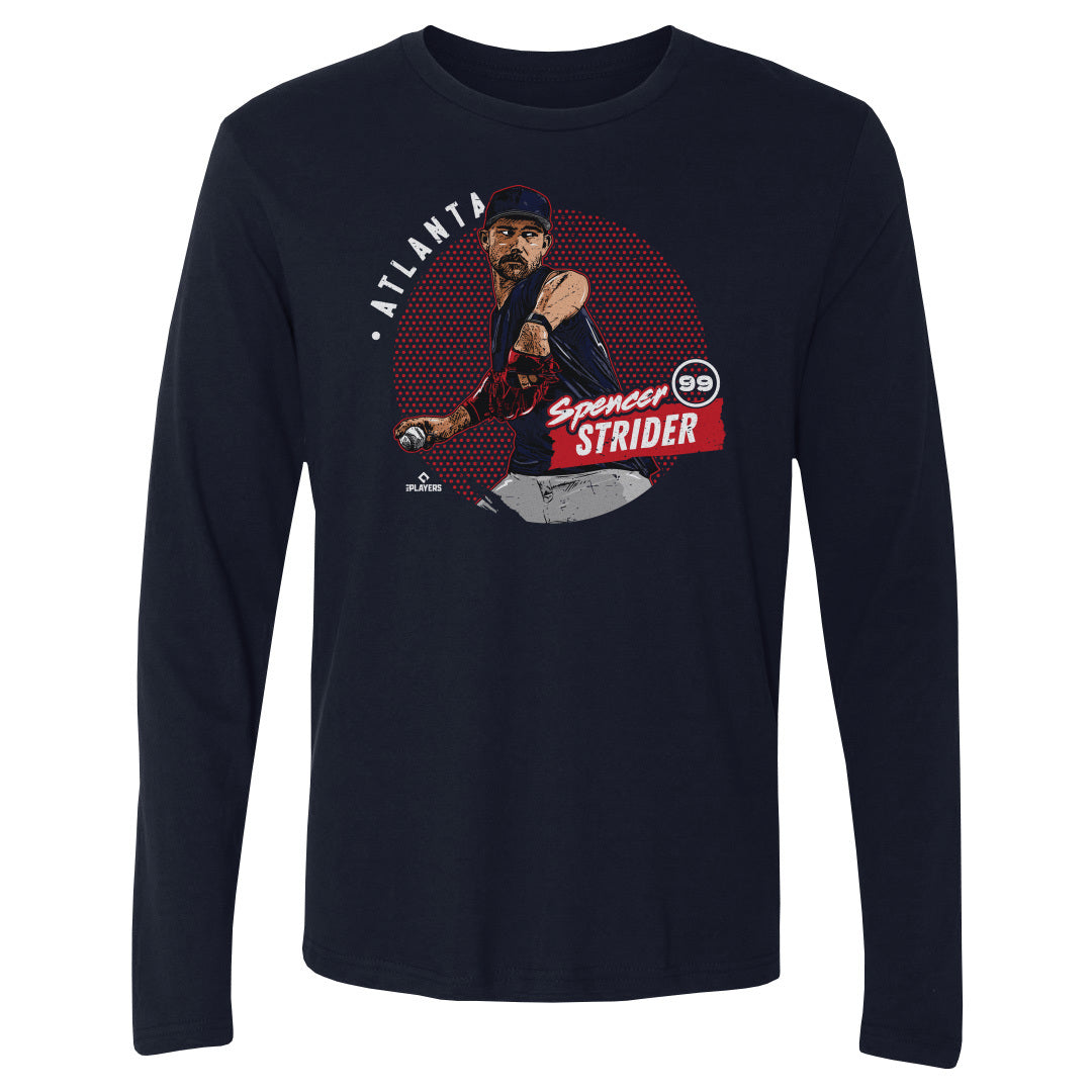 Spencer Strider Men's Long Sleeve T-Shirt | 500 LEVEL