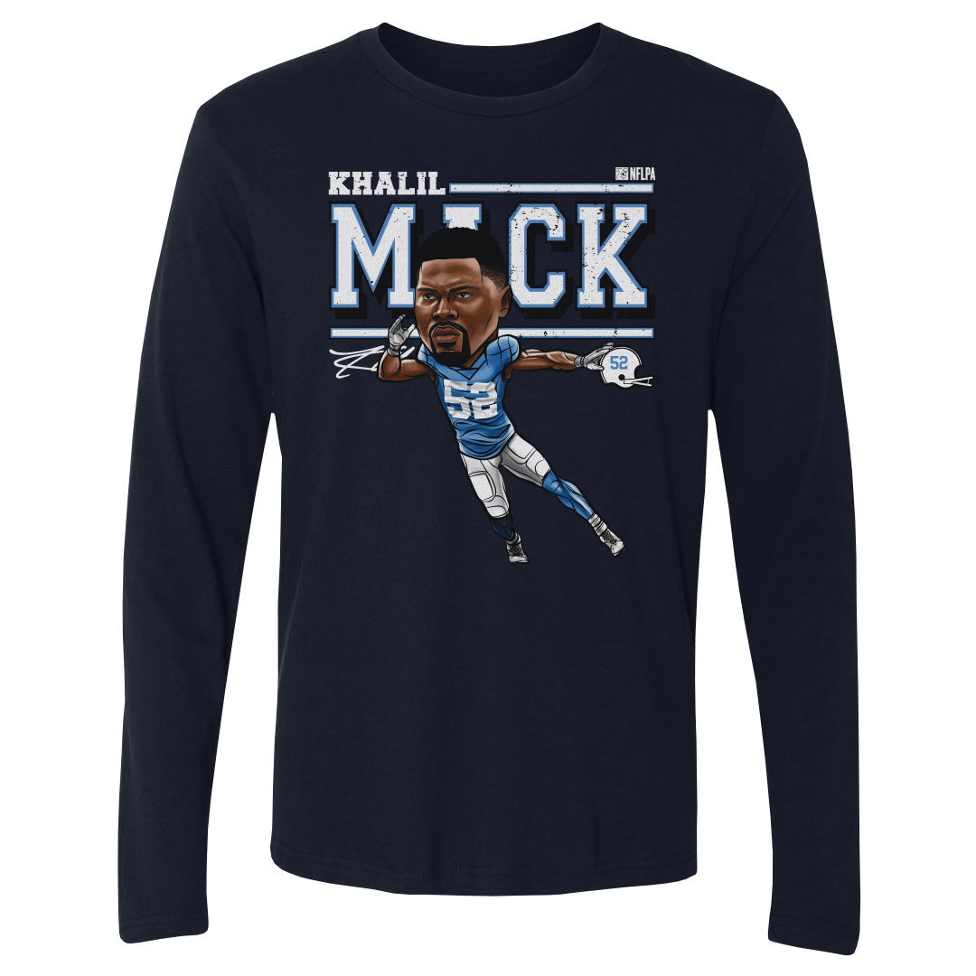 Khalil Mack Men's Long Sleeve T-Shirt | 500 LEVEL