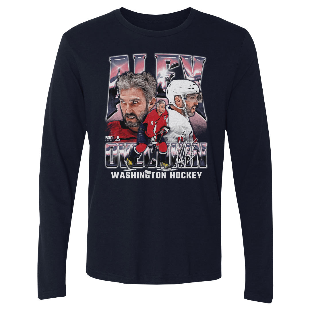 Alex Ovechkin Men's Long Sleeve T-Shirt | 500 LEVEL