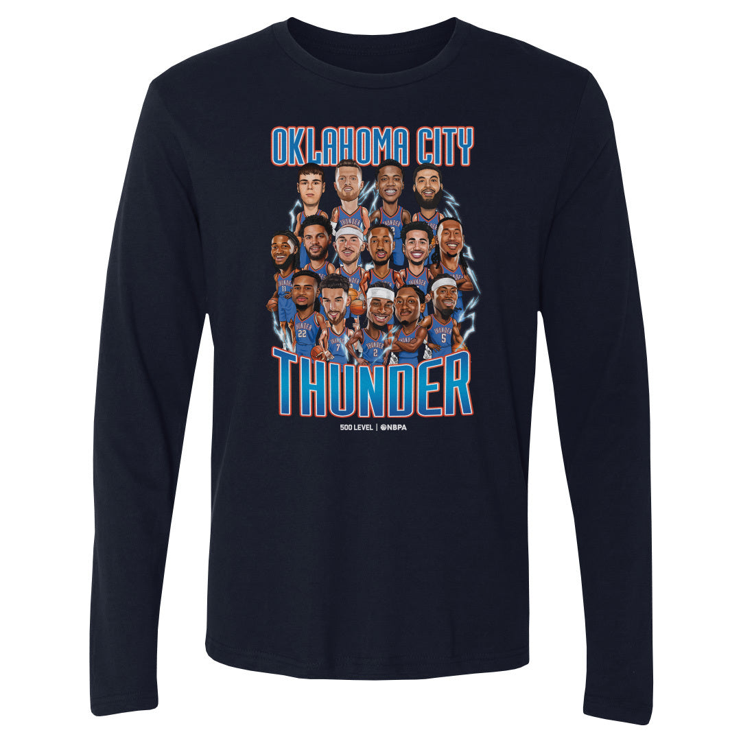 Oklahoma City Thunder Men's Long Sleeve T-Shirt | 500 LEVEL