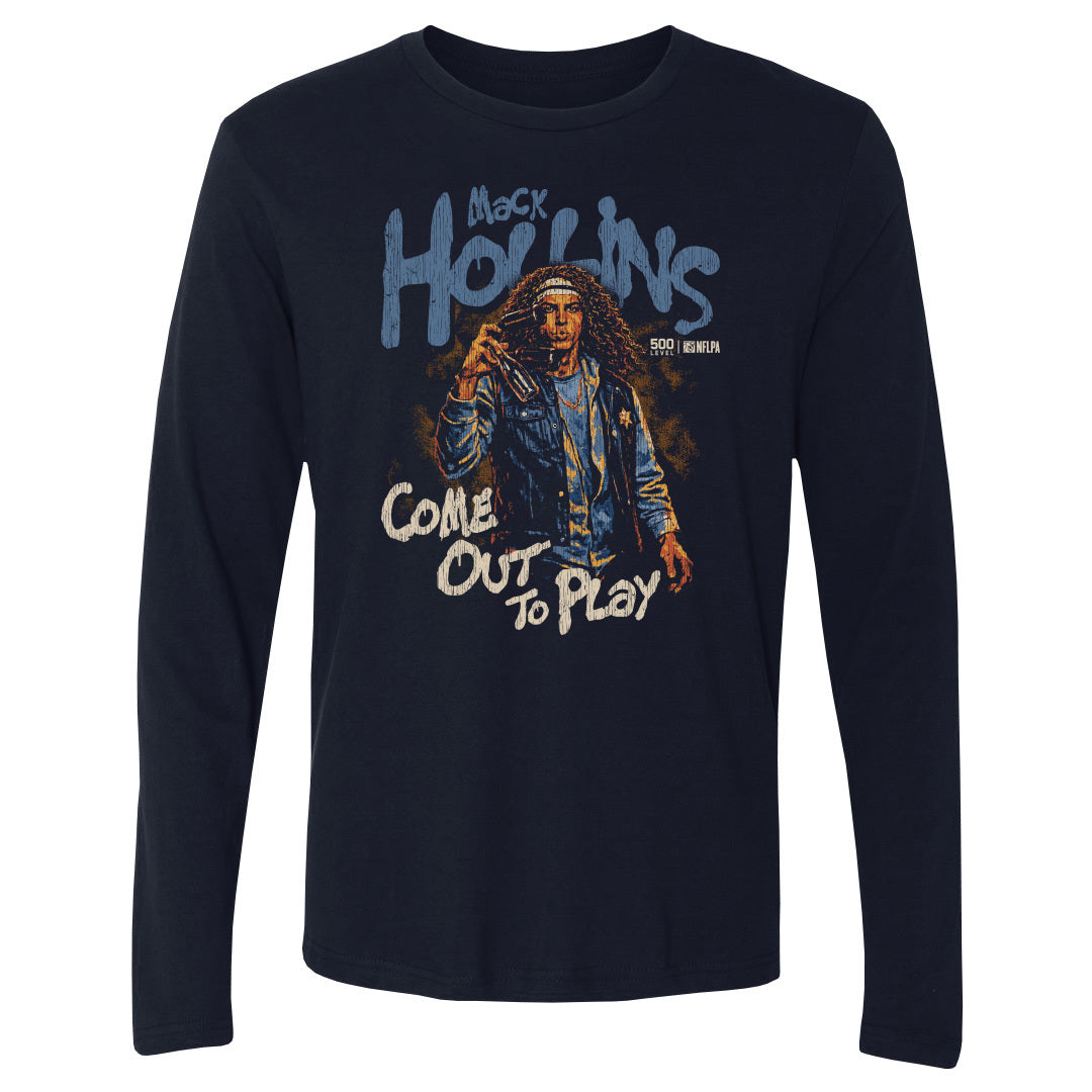 Mack Hollins Men's Long Sleeve T-Shirt | 500 LEVEL